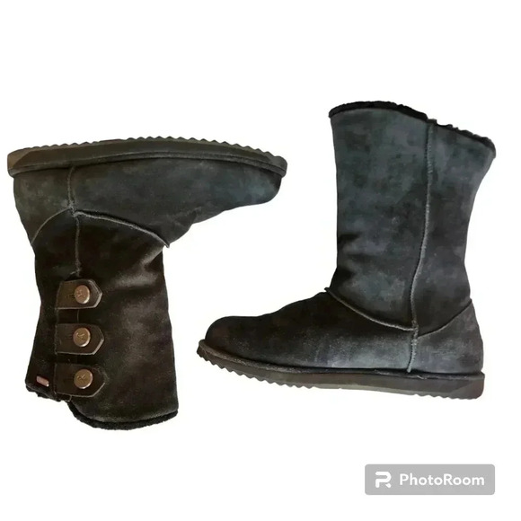 EMU Australia Boot Captain Sheepskin/Suede Waterproof Boots - Picture 7 of 15